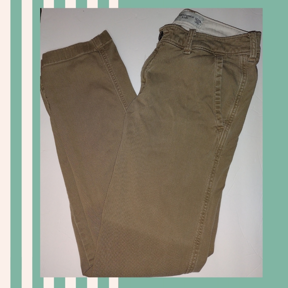 Abercrombie & Fitch Kids Khaki Pants EUC